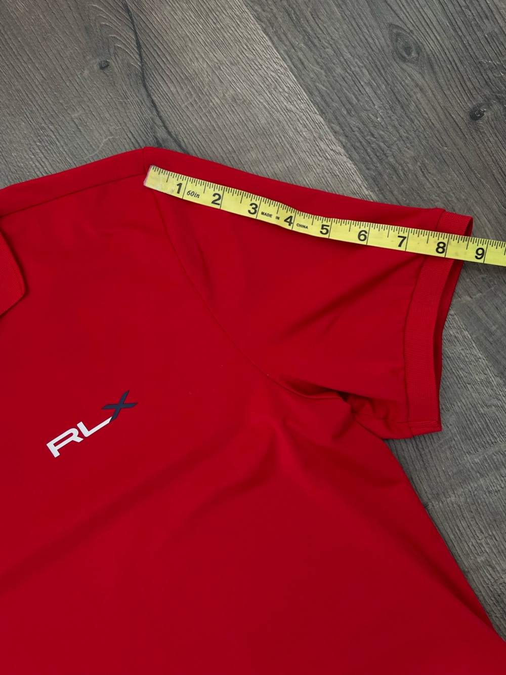 Ralph Lauren RLX Red Polo with Blue Trim - Picture 8 of 11
